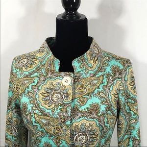 Etcetera paisley coat!
